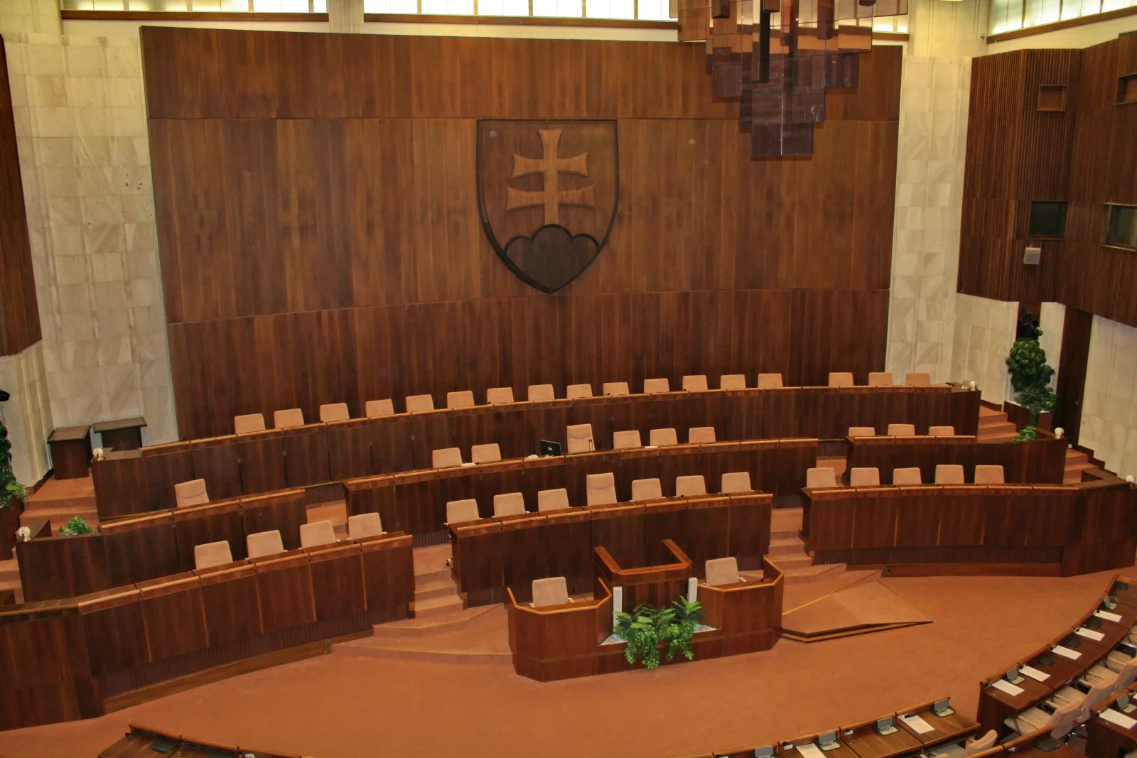 The parliamentary chamber of Slovakia's National Council